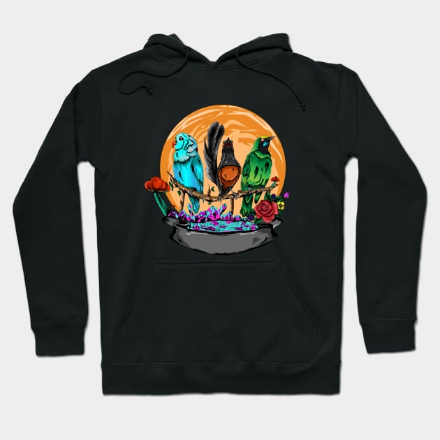 Three Birds Hoodie by Firts King